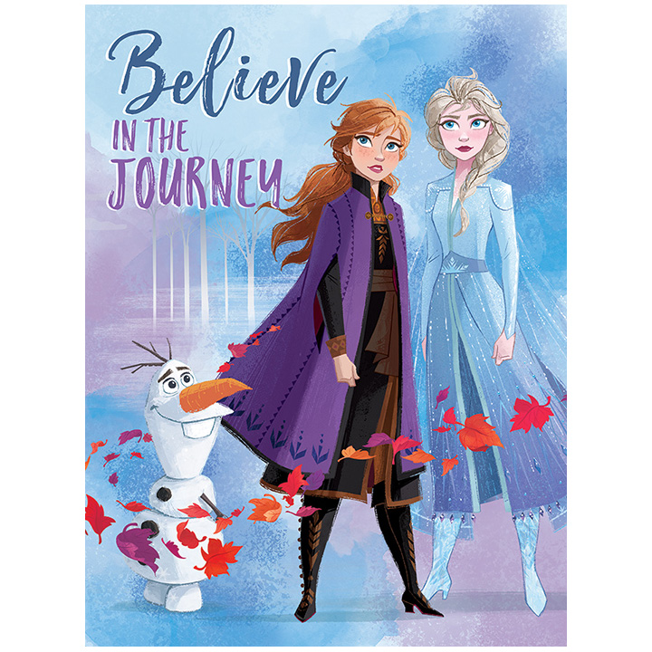 FROZEN - LIENZO 30x40 BELIEVE IN THE JOURNEY