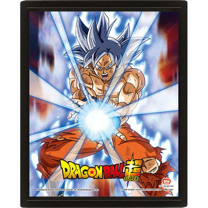DRAGON BALL SUPER - PÓSTER 3D ULTRA INSTINCT KAMEHAMEHA
