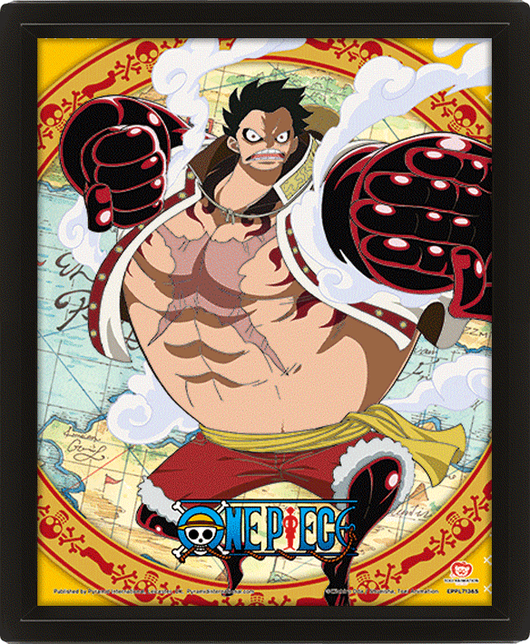 ONE PIECE - PÓSTER 3D 4th GEAR FLIP