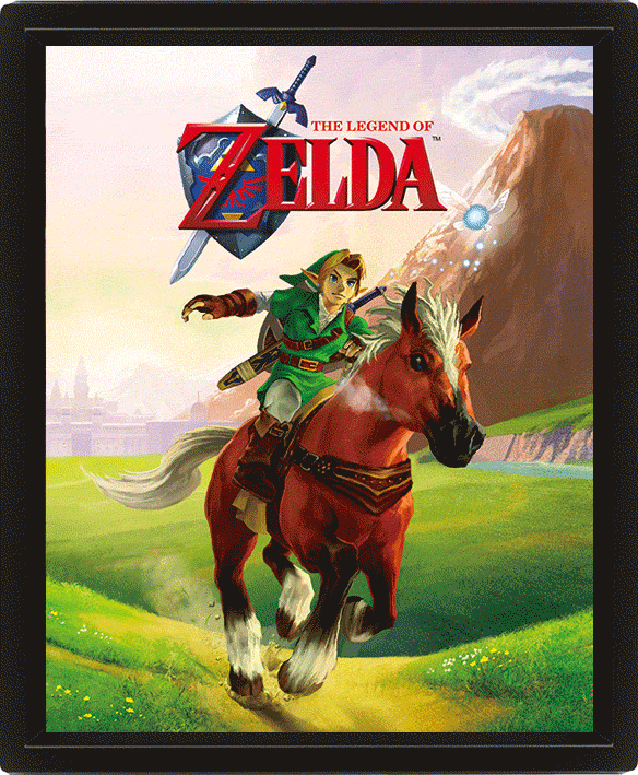THE LEGEND OF ZELDA - PÓSTER 3D GALLOP
