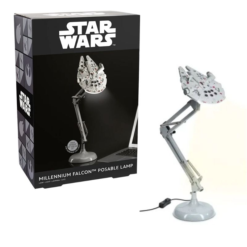 STAR WARS - LÁMPARA DE ESCRITORIO ARTICULADA HALCÓN MILENARIO V4 (60CM)