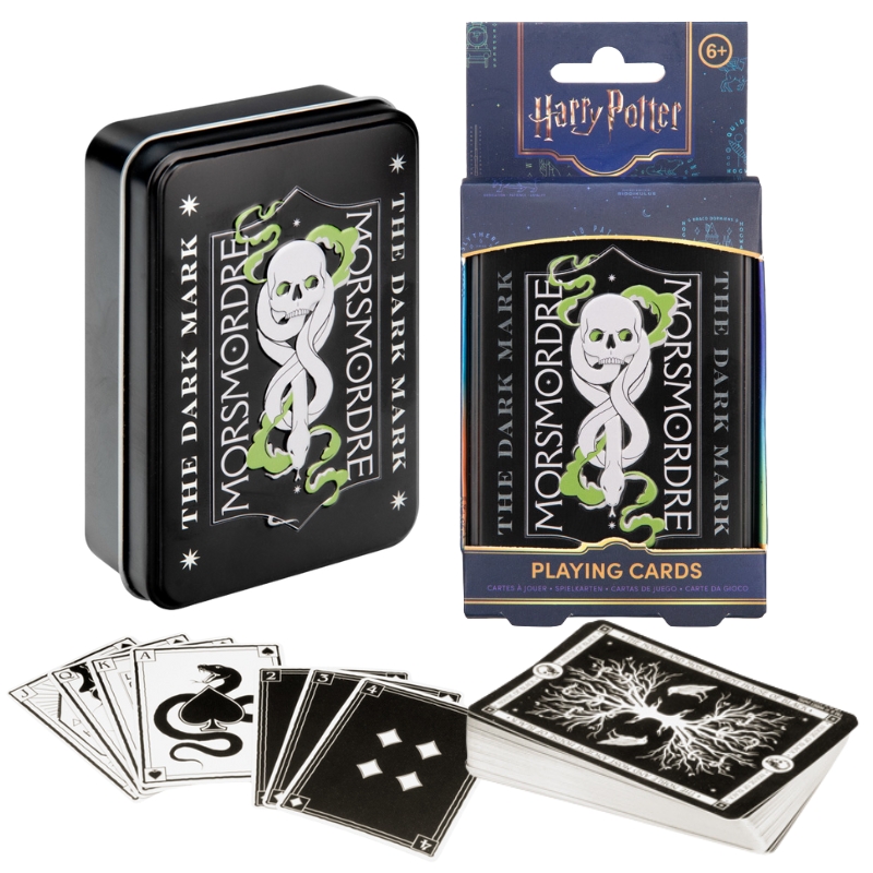 HARRY POTTER - BARAJA DE CARTAS EN CAJA METÁLICA (DARK ARTS)