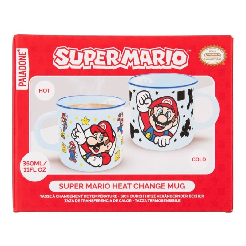 SUPER MARIO - TAZA TERMOSENSIBLE MARIO (350ML)