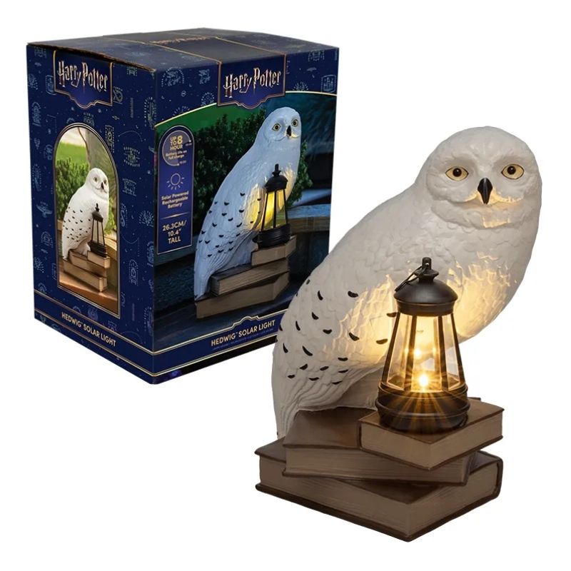 HARRY POTTER - LÁMPARA GNOMO HEDWIG SOLAR PARA EXTERIOR