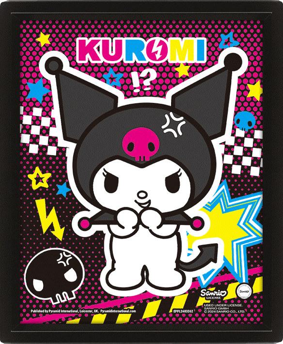 KUROMI - PÓSTER 3D PUNKY