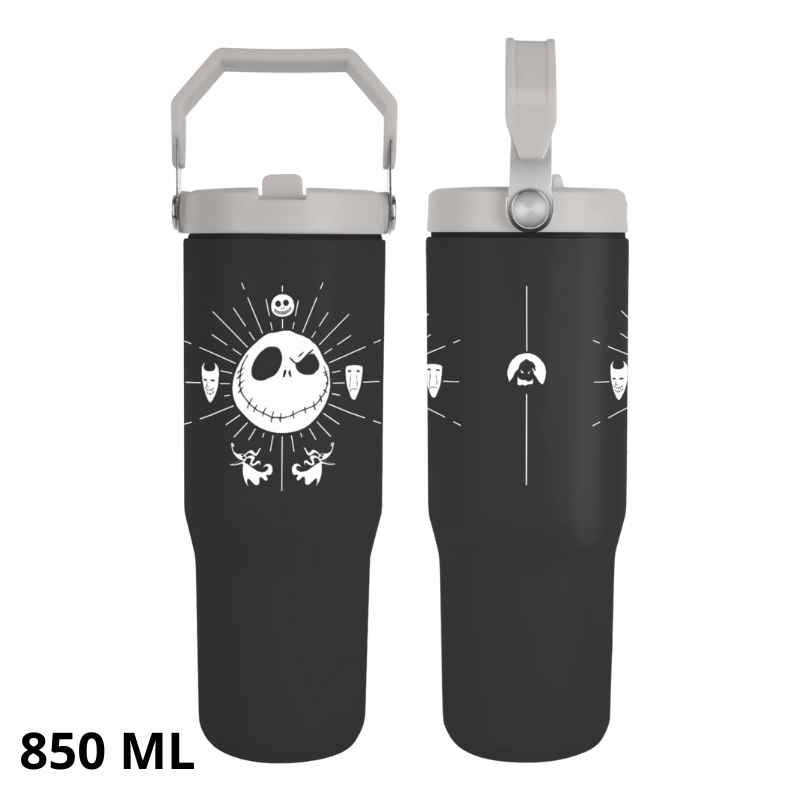PESADILLA ANTES DE NAVIDAD - TAZA DE VIAJE GRANDE CON ASA 850 ML