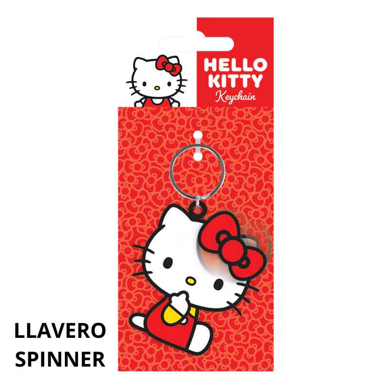 HELLO KITTY - LLAVERO SPINNER HELLO KITTY