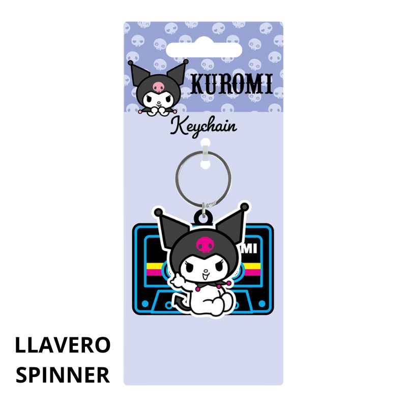 KUROMI - LLAVERO SPINNER KUROMI