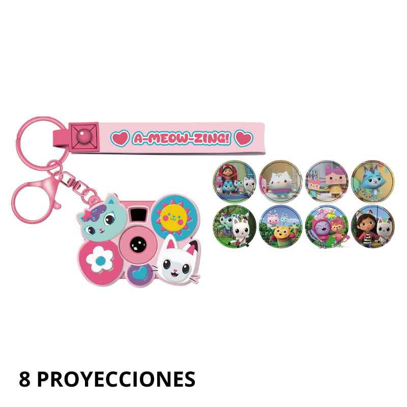 LA CASA DE MUÑECAS DE GABBY - LLAVERO PROYECTOR