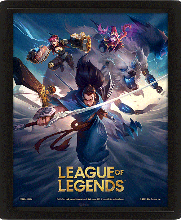 LEAGUE OF LEGENDS - PÓSTER 3D