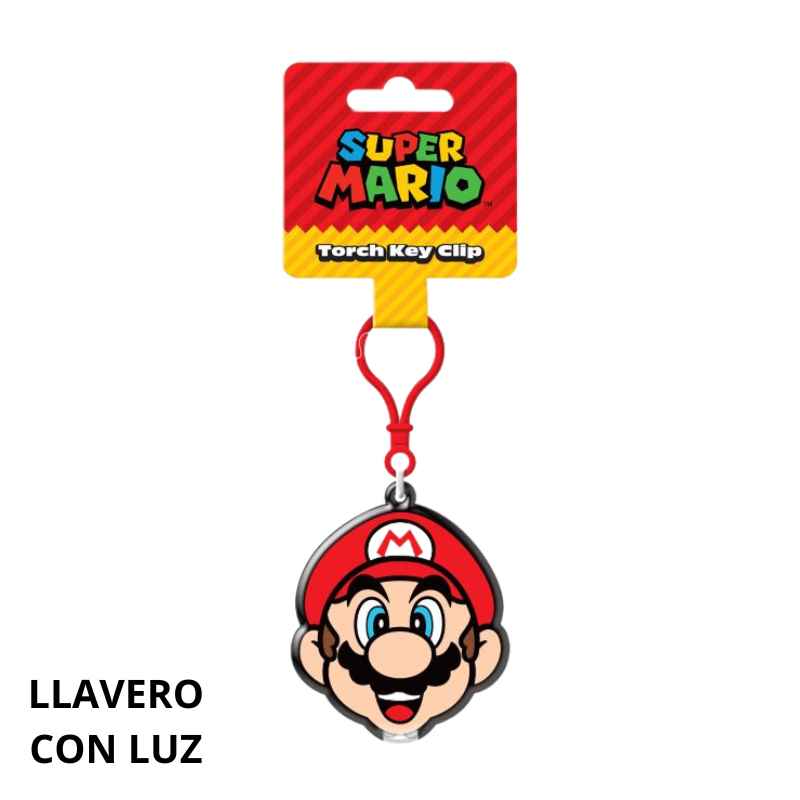 SUPER MARIO - LLAVERO LINTERNA MARIO