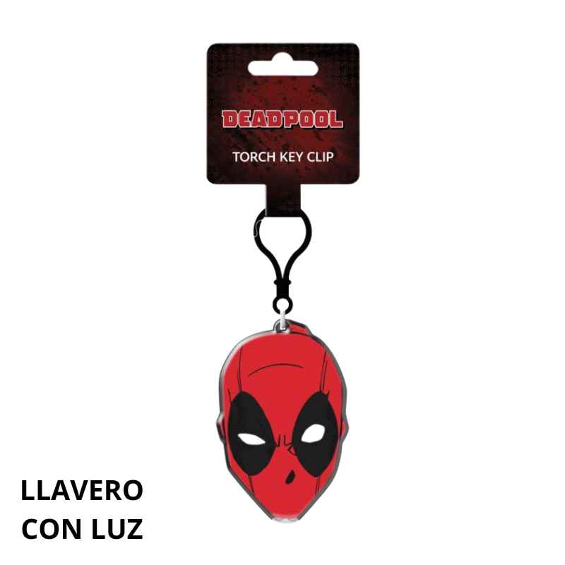 DEADPOOL - LLAVERO LINTERNA DEADPOOL