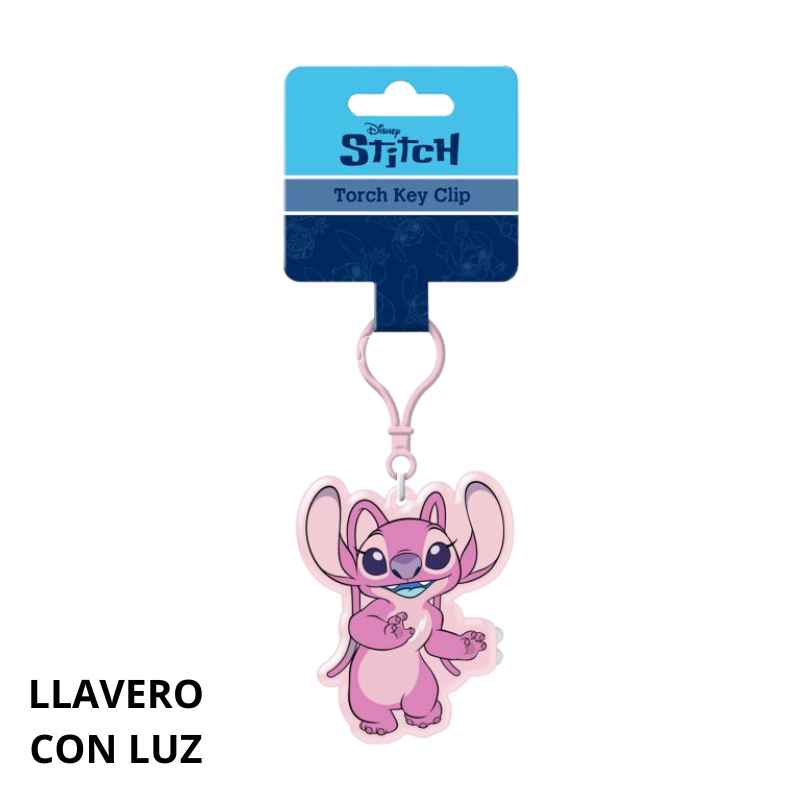 LILO & STITCH - LLAVERO LINTERNA ANGEL