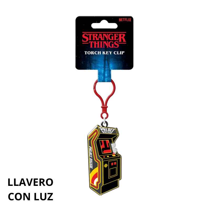 STRANGER THINGS - LLAVERO LINTERNA MÁQUINA