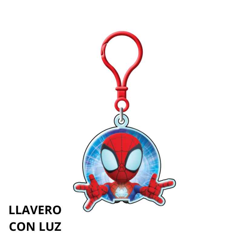 SPIDEY Y AMIGOS - LLAVERO LINTERNA SPIDEY