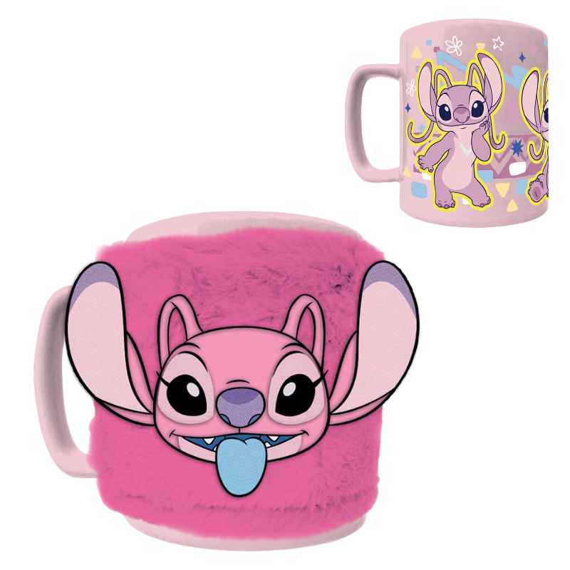 LILO & STITCH - TAZA PELUDA ANGEL