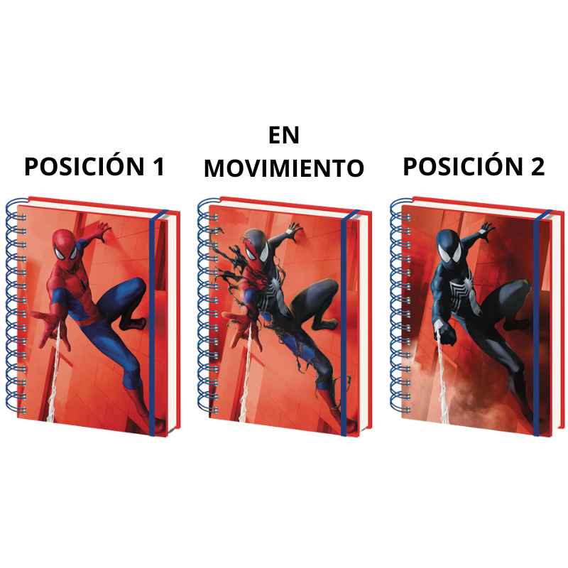 SPIDER-MAN - CUADERNO 3D A5