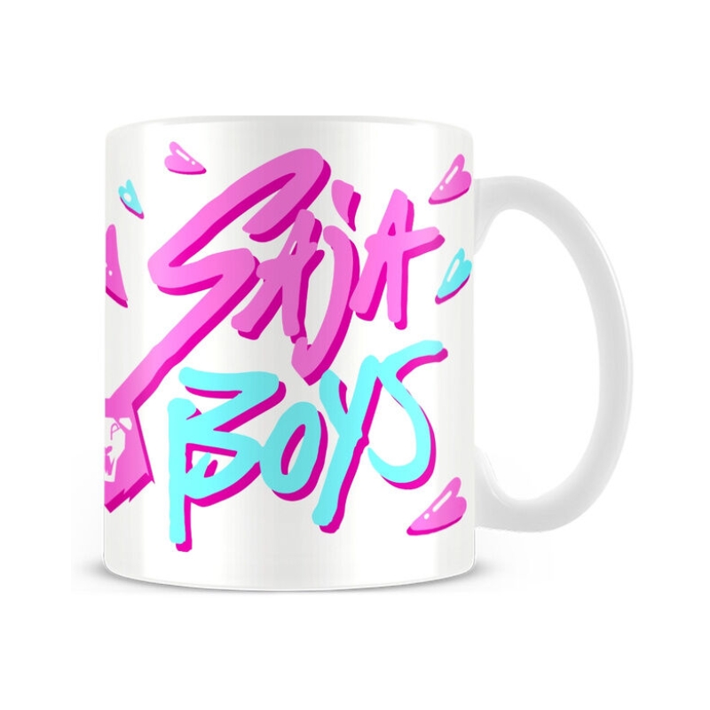 KPOP DEMON HUNTERS - TAZA BLANCA CERÁMICA 325 ML SAJA BOYS