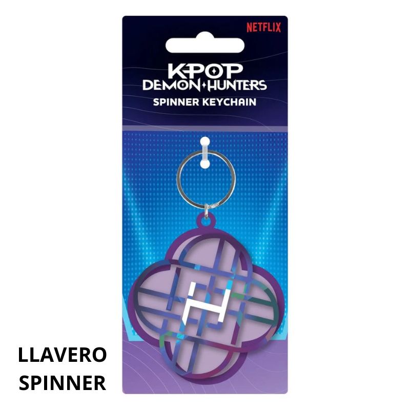 KPOP DEMON HUNTERS - LLAVERO SPINNER