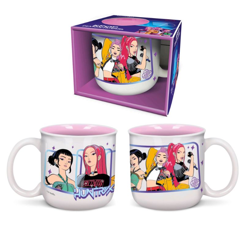 KPOP DEMON HUNTERS - TAZA DE 400 ML DESAYUNO HUNTRIX