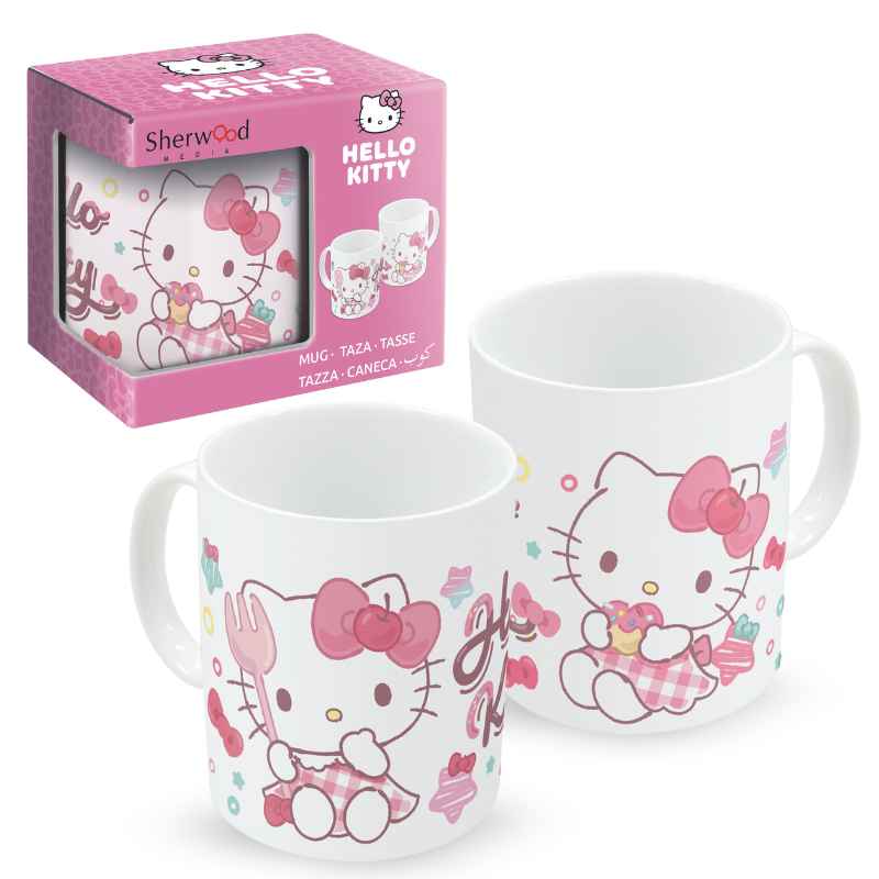 HELLO KITTY - TAZA DE 325 ML BLANCA