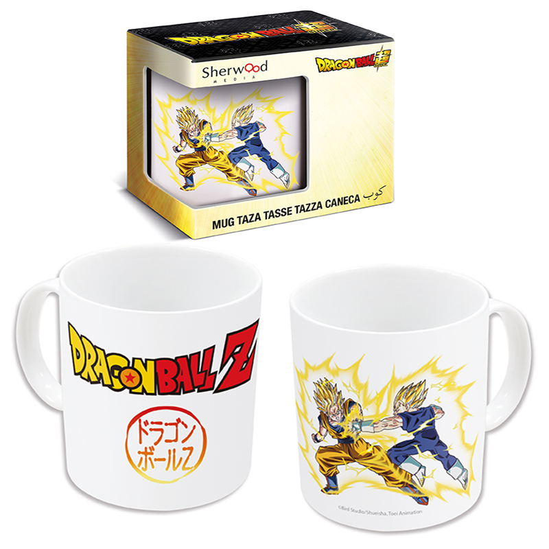 DRAGON BALL - TAZA DE 325 ML BLANCA LUCHA