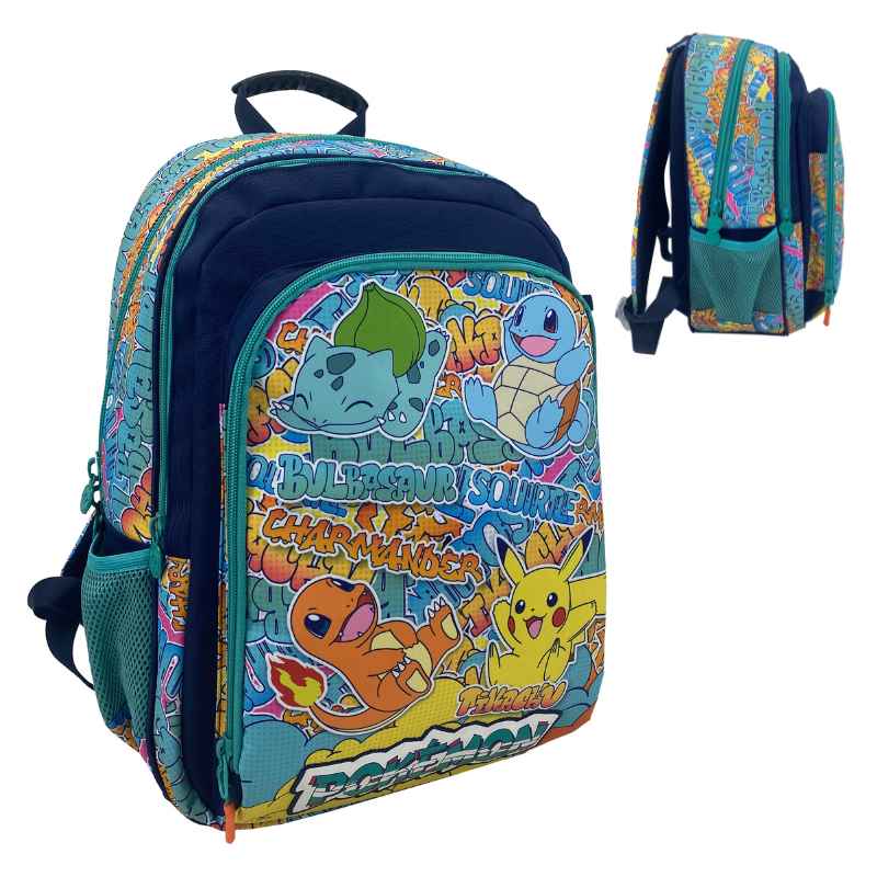 POKÉMON - MOCHILA ADAPTABLE URBAN STYLE AZUL
