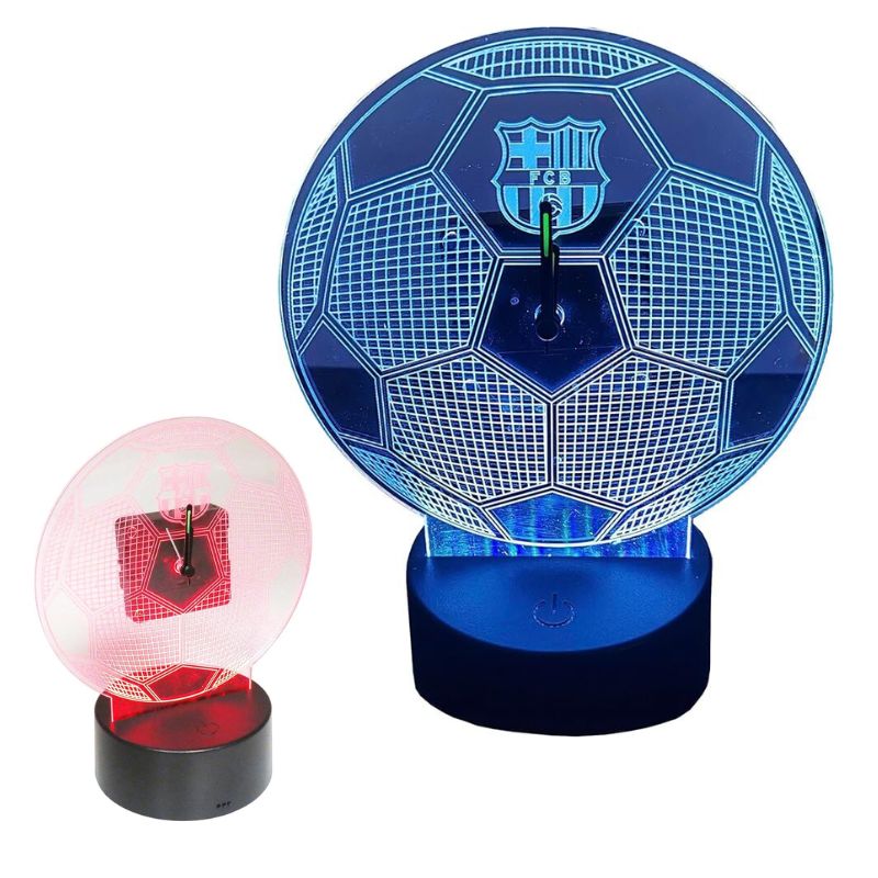 F.C BARCELONA - RELOJ METACRILATO CON LUZ LED