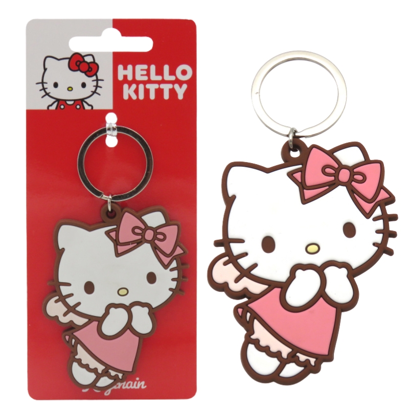 HELLO KITTY - LLAVERO GOMA ANGEL