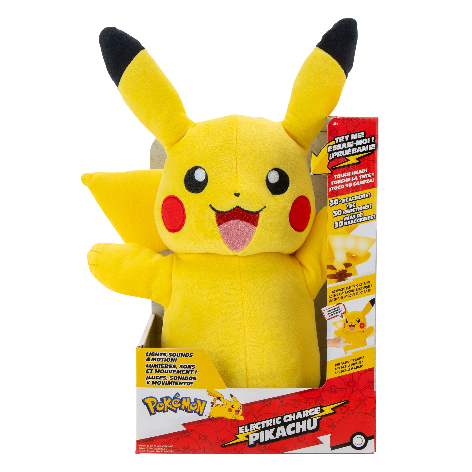POKÉMON - PELUCHE PIKACHU ELECTRÓNICO