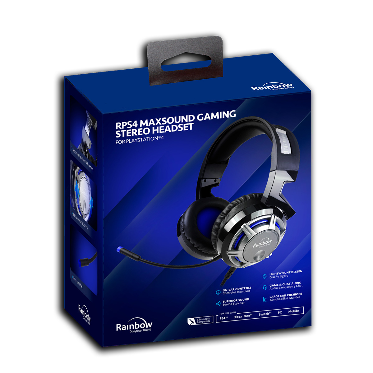 RAINBOW RPS4 MAXSOUND GAMING STEREO HEADSET [PS4]